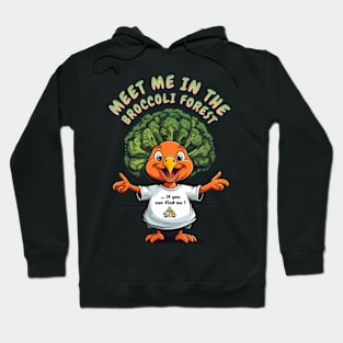 Funny broccoli thanksgiving turkey Hoodie